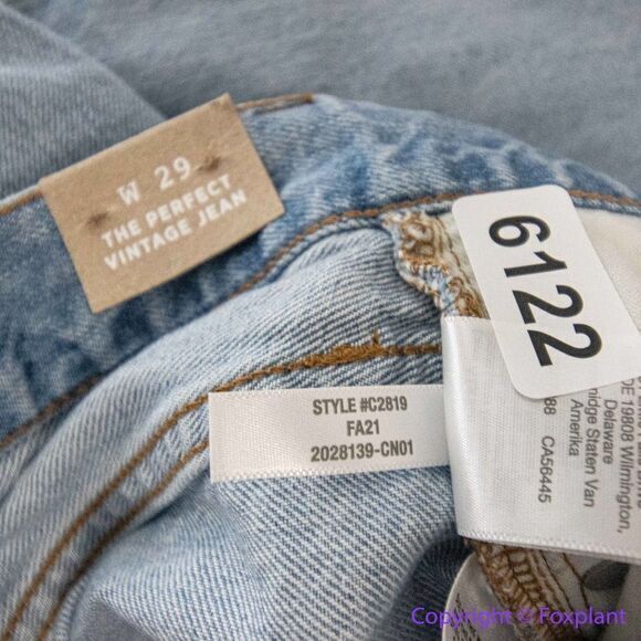 NEW Madewell The Perfect Vintage Jean in Fitzgerald‎ Wash, 29 - Picture 16 of 16